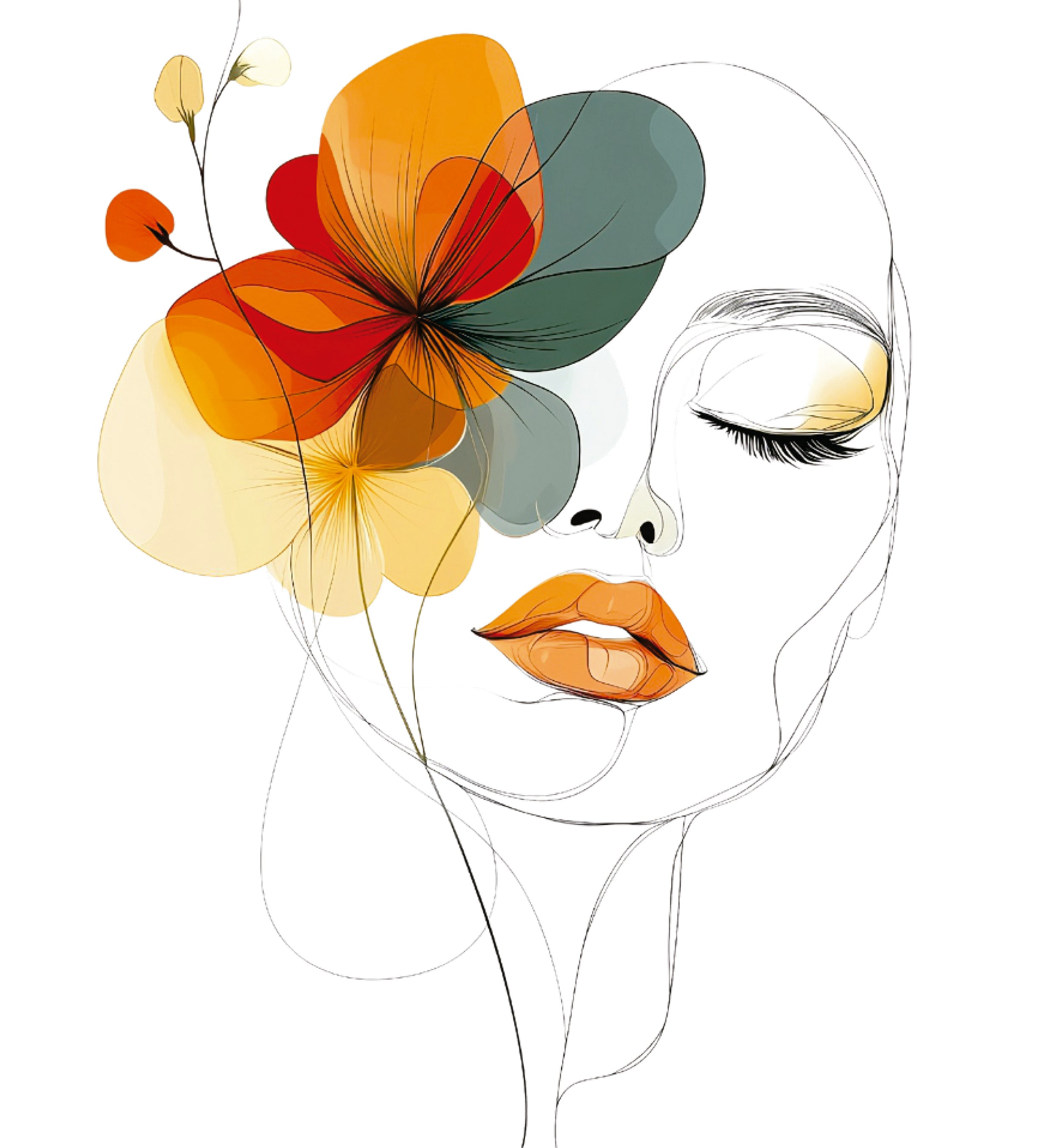 Mujer Floral